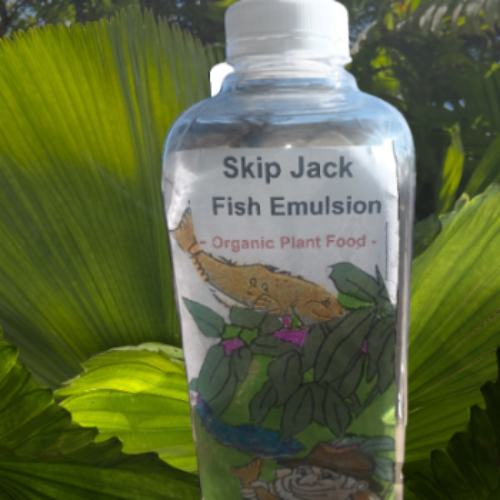 Skip Jack Fish Emollition Plant Fertilizer will break down the compost that you tilled into your soil.  Skip Jack breaks down the compost to a slurry that the roots can inget. Plants do not use forks and knives so Skip is a very valuable garden tool to have. Buy Best Near Me.